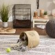 Bone Dry DII Small Rectangle Pet Toy and Accessory Storage Bin, 14x8x9, Collapsible Organizer Storage Basket for Home Décor, Pet Toy, Blankets, Leashes and Food-Gray Paw Print Bone Dry DII Small Rectangle Pet Toy and Accessory Storage Bin, 14x8x9, Collapsible Organizer Storage Basket for Home Décor, Pet Toy, Blankets, Leashes and Food-Gray Paw Print