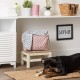 Bone Dry DII Small Rectangle Pet Toy and Accessory Storage Bin, 14x8x9, Collapsible Organizer Storage Basket for Home Décor, Pet Toy, Blankets, Leashes and Food-Gray Paw Print Bone Dry DII Small Rectangle Pet Toy and Accessory Storage Bin, 14x8x9, Collapsible Organizer Storage Basket for Home Décor, Pet Toy, Blankets, Leashes and Food-Gray Paw Print