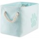 Bone Dry DII Small Rectangle Pet Toy and Accessory Storage Bin, 14x8x9, Collapsible Organizer Storage Basket for Home Décor, Pet Toy, Blankets, Leashes and Food-Gray Paw Print Bone Dry DII Small Rectangle Pet Toy and Accessory Storage Bin, 14x8x9, Collapsible Organizer Storage Basket for Home Décor, Pet Toy, Blankets, Leashes and Food-Gray Paw Print