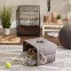 Bone Dry DII Small Rectangle Pet Toy and Accessory Storage Bin, 14x8x9, Collapsible Organizer Storage Basket for Home Décor, Pet Toy, Blankets, Leashes and Food-Gray Paw Print Bone Dry DII Small Rectangle Pet Toy and Accessory Storage Bin, 14x8x9, Collapsible Organizer Storage Basket for Home Décor, Pet Toy, Blankets, Leashes and Food-Gray Paw Print