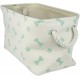Bone Dry DII Small Rectangle Pet Toy and Accessory Storage Bin, 14x8x9, Collapsible Organizer Storage Basket for Home Décor, Pet Toy, Blankets, Leashes and Food-Gray Paw Print Bone Dry DII Small Rectangle Pet Toy and Accessory Storage Bin, 14x8x9, Collapsible Organizer Storage Basket for Home Décor, Pet Toy, Blankets, Leashes and Food-Gray Paw Print