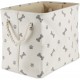Bone Dry DII Small Rectangle Pet Toy and Accessory Storage Bin, 14x8x9, Collapsible Organizer Storage Basket for Home Décor, Pet Toy, Blankets, Leashes and Food-Gray Paw Print Bone Dry DII Small Rectangle Pet Toy and Accessory Storage Bin, 14x8x9, Collapsible Organizer Storage Basket for Home Décor, Pet Toy, Blankets, Leashes and Food-Gray Paw Print