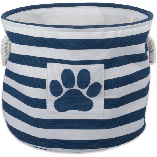 Bone Dry DII Small Rectangle Pet Toy and Accessory Storage Bin, 14x8x9, Collapsible Organizer Storage Basket for Home Décor, Pet Toy, Blankets, Leashes and Food-Gray Paw Print Bone Dry DII Small Rectangle Pet Toy and Accessory Storage Bin, 14x8x9, Collapsible Organizer Storage Basket for Home Décor, Pet Toy, Blankets, Leashes and Food-Gray Paw Print