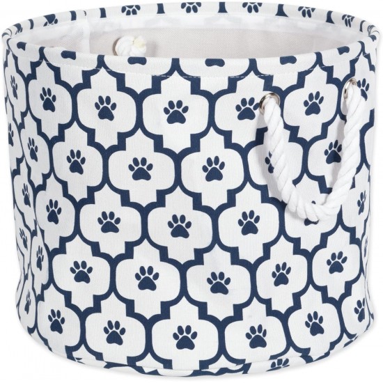 Bone Dry DII Small Rectangle Pet Toy and Accessory Storage Bin, 14x8x9, Collapsible Organizer Storage Basket for Home Décor, Pet Toy, Blankets, Leashes and Food-Gray Paw Print Bone Dry DII Small Rectangle Pet Toy and Accessory Storage Bin, 14x8x9, Collapsible Organizer Storage Basket for Home Décor, Pet Toy, Blankets, Leashes and Food-Gray Paw Print