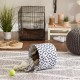 Bone Dry DII Small Rectangle Pet Toy and Accessory Storage Bin, 14x8x9, Collapsible Organizer Storage Basket for Home Décor, Pet Toy, Blankets, Leashes and Food-Gray Paw Print Bone Dry DII Small Rectangle Pet Toy and Accessory Storage Bin, 14x8x9, Collapsible Organizer Storage Basket for Home Décor, Pet Toy, Blankets, Leashes and Food-Gray Paw Print