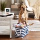 Bone Dry DII Small Rectangle Pet Toy and Accessory Storage Bin, 14x8x9, Collapsible Organizer Storage Basket for Home Décor, Pet Toy, Blankets, Leashes and Food-Gray Paw Print Bone Dry DII Small Rectangle Pet Toy and Accessory Storage Bin, 14x8x9, Collapsible Organizer Storage Basket for Home Décor, Pet Toy, Blankets, Leashes and Food-Gray Paw Print