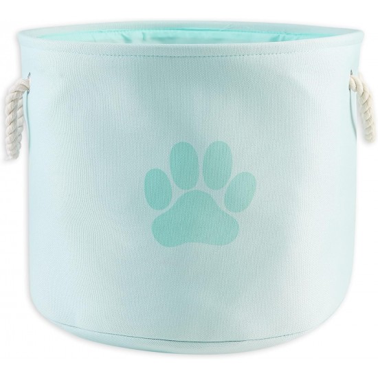 Bone Dry DII Small Rectangle Pet Toy and Accessory Storage Bin, 14x8x9, Collapsible Organizer Storage Basket for Home Décor, Pet Toy, Blankets, Leashes and Food-Gray Paw Print Bone Dry DII Small Rectangle Pet Toy and Accessory Storage Bin, 14x8x9, Collapsible Organizer Storage Basket for Home Décor, Pet Toy, Blankets, Leashes and Food-Gray Paw Print