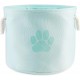 Bone Dry DII Small Rectangle Pet Toy and Accessory Storage Bin, 14x8x9, Collapsible Organizer Storage Basket for Home Décor, Pet Toy, Blankets, Leashes and Food-Gray Paw Print Bone Dry DII Small Rectangle Pet Toy and Accessory Storage Bin, 14x8x9, Collapsible Organizer Storage Basket for Home Décor, Pet Toy, Blankets, Leashes and Food-Gray Paw Print