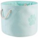 Bone Dry DII Small Rectangle Pet Toy and Accessory Storage Bin, 14x8x9, Collapsible Organizer Storage Basket for Home Décor, Pet Toy, Blankets, Leashes and Food-Gray Paw Print Bone Dry DII Small Rectangle Pet Toy and Accessory Storage Bin, 14x8x9, Collapsible Organizer Storage Basket for Home Décor, Pet Toy, Blankets, Leashes and Food-Gray Paw Print