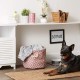 Bone Dry DII Small Rectangle Pet Toy and Accessory Storage Bin, 14x8x9, Collapsible Organizer Storage Basket for Home Décor, Pet Toy, Blankets, Leashes and Food-Gray Paw Print Bone Dry DII Small Rectangle Pet Toy and Accessory Storage Bin, 14x8x9, Collapsible Organizer Storage Basket for Home Décor, Pet Toy, Blankets, Leashes and Food-Gray Paw Print