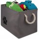 Bone Dry DII Small Rectangle Pet Toy and Accessory Storage Bin, 14x8x9, Collapsible Organizer Storage Basket for Home Décor, Pet Toy, Blankets, Leashes and Food-Gray Paw Print Bone Dry DII Small Rectangle Pet Toy and Accessory Storage Bin, 14x8x9, Collapsible Organizer Storage Basket for Home Décor, Pet Toy, Blankets, Leashes and Food-Gray Paw Print