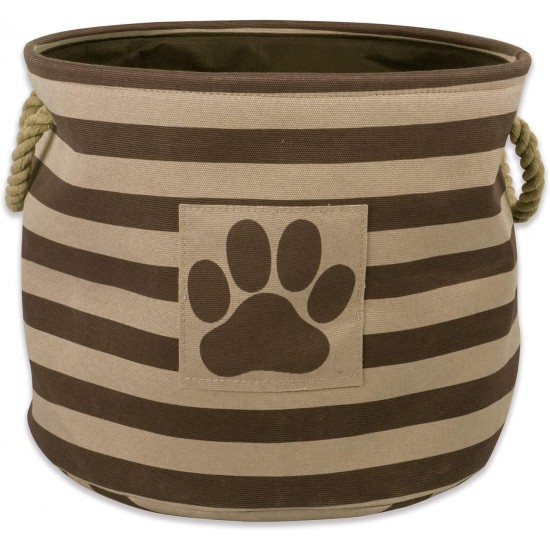 Bone Dry DII Small Rectangle Pet Toy and Accessory Storage Bin, 14x8x9, Collapsible Organizer Storage Basket for Home Décor, Pet Toy, Blankets, Leashes and Food-Gray Paw Print Bone Dry DII Small Rectangle Pet Toy and Accessory Storage Bin, 14x8x9, Collapsible Organizer Storage Basket for Home Décor, Pet Toy, Blankets, Leashes and Food-Gray Paw Print