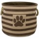 Bone Dry DII Small Rectangle Pet Toy and Accessory Storage Bin, 14x8x9, Collapsible Organizer Storage Basket for Home Décor, Pet Toy, Blankets, Leashes and Food-Gray Paw Print Bone Dry DII Small Rectangle Pet Toy and Accessory Storage Bin, 14x8x9, Collapsible Organizer Storage Basket for Home Décor, Pet Toy, Blankets, Leashes and Food-Gray Paw Print