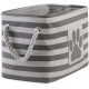 Bone Dry DII Small Rectangle Pet Toy and Accessory Storage Bin, 14x8x9, Collapsible Organizer Storage Basket for Home Décor, Pet Toy, Blankets, Leashes and Food-Gray Paw Print Bone Dry DII Small Rectangle Pet Toy and Accessory Storage Bin, 14x8x9, Collapsible Organizer Storage Basket for Home Décor, Pet Toy, Blankets, Leashes and Food-Gray Paw Print