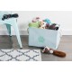 Bone Dry DII Small Rectangle Pet Toy and Accessory Storage Bin, 14x8x9, Collapsible Organizer Storage Basket for Home Décor, Pet Toy, Blankets, Leashes and Food-Gray Paw Print Bone Dry DII Small Rectangle Pet Toy and Accessory Storage Bin, 14x8x9, Collapsible Organizer Storage Basket for Home Décor, Pet Toy, Blankets, Leashes and Food-Gray Paw Print