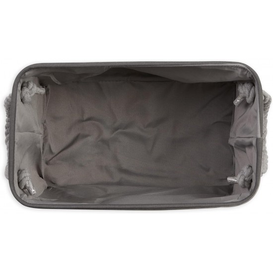 Bone Dry DII Small Rectangle Pet Toy and Accessory Storage Bin, 14x8x9, Collapsible Organizer Storage Basket for Home Décor, Pet Toy, Blankets, Leashes and Food-Gray Paw Print Bone Dry DII Small Rectangle Pet Toy and Accessory Storage Bin, 14x8x9, Collapsible Organizer Storage Basket for Home Décor, Pet Toy, Blankets, Leashes and Food-Gray Paw Print