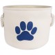 Bone Dry DII Small Rectangle Pet Toy and Accessory Storage Bin, 14x8x9, Collapsible Organizer Storage Basket for Home Décor, Pet Toy, Blankets, Leashes and Food-Gray Paw Print Bone Dry DII Small Rectangle Pet Toy and Accessory Storage Bin, 14x8x9, Collapsible Organizer Storage Basket for Home Décor, Pet Toy, Blankets, Leashes and Food-Gray Paw Print