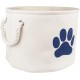 Bone Dry DII Small Rectangle Pet Toy and Accessory Storage Bin, 14x8x9, Collapsible Organizer Storage Basket for Home Décor, Pet Toy, Blankets, Leashes and Food-Gray Paw Print Bone Dry DII Small Rectangle Pet Toy and Accessory Storage Bin, 14x8x9, Collapsible Organizer Storage Basket for Home Décor, Pet Toy, Blankets, Leashes and Food-Gray Paw Print