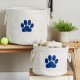Bone Dry DII Small Rectangle Pet Toy and Accessory Storage Bin, 14x8x9, Collapsible Organizer Storage Basket for Home Décor, Pet Toy, Blankets, Leashes and Food-Gray Paw Print Bone Dry DII Small Rectangle Pet Toy and Accessory Storage Bin, 14x8x9, Collapsible Organizer Storage Basket for Home Décor, Pet Toy, Blankets, Leashes and Food-Gray Paw Print