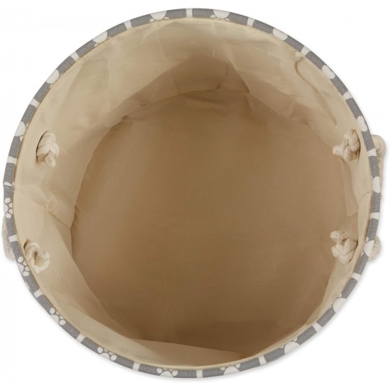 Bone Dry DII Small Rectangle Pet Toy and Accessory Storage Bin, 14x8x9, Collapsible Organizer Storage Basket for Home Décor, Pet Toy, Blankets, Leashes and Food-Gray Paw Print Bone Dry DII Small Rectangle Pet Toy and Accessory Storage Bin, 14x8x9, Collapsible Organizer Storage Basket for Home Décor, Pet Toy, Blankets, Leashes and Food-Gray Paw Print