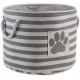 Bone Dry DII Small Rectangle Pet Toy and Accessory Storage Bin, 14x8x9, Collapsible Organizer Storage Basket for Home Décor, Pet Toy, Blankets, Leashes and Food-Gray Paw Print Bone Dry DII Small Rectangle Pet Toy and Accessory Storage Bin, 14x8x9, Collapsible Organizer Storage Basket for Home Décor, Pet Toy, Blankets, Leashes and Food-Gray Paw Print