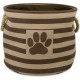 Bone Dry DII Small Rectangle Pet Toy and Accessory Storage Bin, 14x8x9, Collapsible Organizer Storage Basket for Home Décor, Pet Toy, Blankets, Leashes and Food-Gray Paw Print Bone Dry DII Small Rectangle Pet Toy and Accessory Storage Bin, 14x8x9, Collapsible Organizer Storage Basket for Home Décor, Pet Toy, Blankets, Leashes and Food-Gray Paw Print