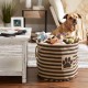 Bone Dry DII Small Rectangle Pet Toy and Accessory Storage Bin, 14x8x9, Collapsible Organizer Storage Basket for Home Décor, Pet Toy, Blankets, Leashes and Food-Gray Paw Print Bone Dry DII Small Rectangle Pet Toy and Accessory Storage Bin, 14x8x9, Collapsible Organizer Storage Basket for Home Décor, Pet Toy, Blankets, Leashes and Food-Gray Paw Print