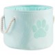 Bone Dry DII Small Rectangle Pet Toy and Accessory Storage Bin, 14x8x9, Collapsible Organizer Storage Basket for Home Décor, Pet Toy, Blankets, Leashes and Food-Gray Paw Print Bone Dry DII Small Rectangle Pet Toy and Accessory Storage Bin, 14x8x9, Collapsible Organizer Storage Basket for Home Décor, Pet Toy, Blankets, Leashes and Food-Gray Paw Print