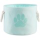 Bone Dry DII Small Rectangle Pet Toy and Accessory Storage Bin, 14x8x9, Collapsible Organizer Storage Basket for Home Décor, Pet Toy, Blankets, Leashes and Food-Gray Paw Print Bone Dry DII Small Rectangle Pet Toy and Accessory Storage Bin, 14x8x9, Collapsible Organizer Storage Basket for Home Décor, Pet Toy, Blankets, Leashes and Food-Gray Paw Print