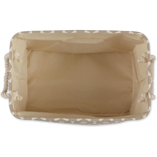 Bone Dry DII Small Rectangle Pet Toy and Accessory Storage Bin, 14x8x9, Collapsible Organizer Storage Basket for Home Décor, Pet Toy, Blankets, Leashes and Food-Gray Paw Print Bone Dry DII Small Rectangle Pet Toy and Accessory Storage Bin, 14x8x9, Collapsible Organizer Storage Basket for Home Décor, Pet Toy, Blankets, Leashes and Food-Gray Paw Print