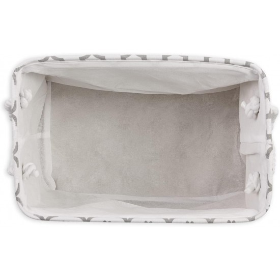Bone Dry DII Small Rectangle Pet Toy and Accessory Storage Bin, 14x8x9, Collapsible Organizer Storage Basket for Home Décor, Pet Toy, Blankets, Leashes and Food-Gray Paw Print Bone Dry DII Small Rectangle Pet Toy and Accessory Storage Bin, 14x8x9, Collapsible Organizer Storage Basket for Home Décor, Pet Toy, Blankets, Leashes and Food-Gray Paw Print