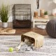 Bone Dry DII Small Rectangle Pet Toy and Accessory Storage Bin, 14x8x9, Collapsible Organizer Storage Basket for Home Décor, Pet Toy, Blankets, Leashes and Food-Gray Paw Print Bone Dry DII Small Rectangle Pet Toy and Accessory Storage Bin, 14x8x9, Collapsible Organizer Storage Basket for Home Décor, Pet Toy, Blankets, Leashes and Food-Gray Paw Print