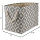 Bone Dry DII Small Rectangle Pet Toy and Accessory Storage Bin, 14x8x9, Collapsible Organizer Storage Basket for Home Décor, Pet Toy, Blankets, Leashes and Food-Gray Paw Print Bone Dry DII Small Rectangle Pet Toy and Accessory Storage Bin, 14x8x9, Collapsible Organizer Storage Basket for Home Décor, Pet Toy, Blankets, Leashes and Food-Gray Paw Print