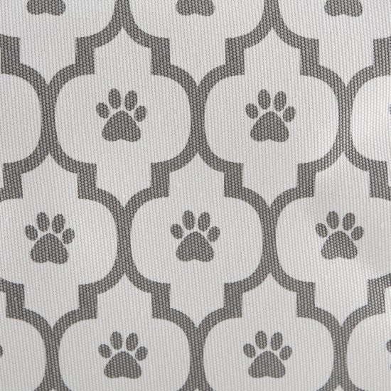 Bone Dry DII Small Rectangle Pet Toy and Accessory Storage Bin, 14x8x9, Collapsible Organizer Storage Basket for Home Décor, Pet Toy, Blankets, Leashes and Food-Gray Paw Print Bone Dry DII Small Rectangle Pet Toy and Accessory Storage Bin, 14x8x9, Collapsible Organizer Storage Basket for Home Décor, Pet Toy, Blankets, Leashes and Food-Gray Paw Print