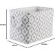 Bone Dry DII Small Rectangle Pet Toy and Accessory Storage Bin, 14x8x9, Collapsible Organizer Storage Basket for Home Décor, Pet Toy, Blankets, Leashes and Food-Gray Paw Print Bone Dry DII Small Rectangle Pet Toy and Accessory Storage Bin, 14x8x9, Collapsible Organizer Storage Basket for Home Décor, Pet Toy, Blankets, Leashes and Food-Gray Paw Print