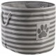 Bone Dry DII Small Rectangle Pet Toy and Accessory Storage Bin, 14x8x9, Collapsible Organizer Storage Basket for Home Décor, Pet Toy, Blankets, Leashes and Food-Gray Paw Print Bone Dry DII Small Rectangle Pet Toy and Accessory Storage Bin, 14x8x9, Collapsible Organizer Storage Basket for Home Décor, Pet Toy, Blankets, Leashes and Food-Gray Paw Print