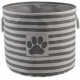 Bone Dry DII Small Rectangle Pet Toy and Accessory Storage Bin, 14x8x9, Collapsible Organizer Storage Basket for Home Décor, Pet Toy, Blankets, Leashes and Food-Gray Paw Print Bone Dry DII Small Rectangle Pet Toy and Accessory Storage Bin, 14x8x9, Collapsible Organizer Storage Basket for Home Décor, Pet Toy, Blankets, Leashes and Food-Gray Paw Print