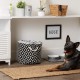 Bone Dry DII Small Rectangle Pet Toy and Accessory Storage Bin, 14x8x9, Collapsible Organizer Storage Basket for Home Décor, Pet Toy, Blankets, Leashes and Food-Gray Paw Print Bone Dry DII Small Rectangle Pet Toy and Accessory Storage Bin, 14x8x9, Collapsible Organizer Storage Basket for Home Décor, Pet Toy, Blankets, Leashes and Food-Gray Paw Print