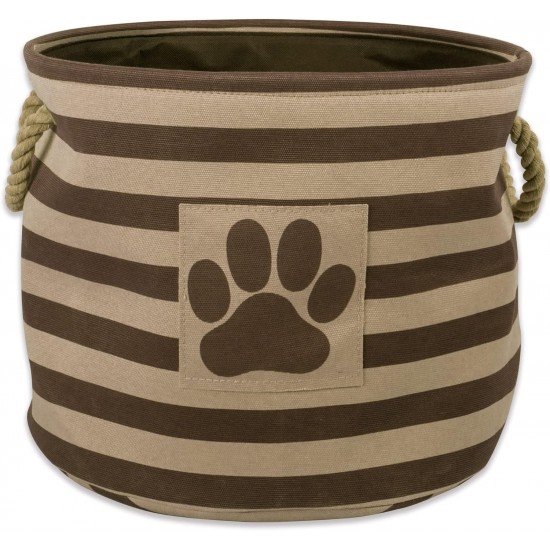 Bone Dry DII Small Rectangle Pet Toy and Accessory Storage Bin, 14x8x9, Collapsible Organizer Storage Basket for Home Décor, Pet Toy, Blankets, Leashes and Food-Gray Paw Print Bone Dry DII Small Rectangle Pet Toy and Accessory Storage Bin, 14x8x9, Collapsible Organizer Storage Basket for Home Décor, Pet Toy, Blankets, Leashes and Food-Gray Paw Print