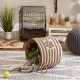 Bone Dry DII Small Rectangle Pet Toy and Accessory Storage Bin, 14x8x9, Collapsible Organizer Storage Basket for Home Décor, Pet Toy, Blankets, Leashes and Food-Gray Paw Print Bone Dry DII Small Rectangle Pet Toy and Accessory Storage Bin, 14x8x9, Collapsible Organizer Storage Basket for Home Décor, Pet Toy, Blankets, Leashes and Food-Gray Paw Print