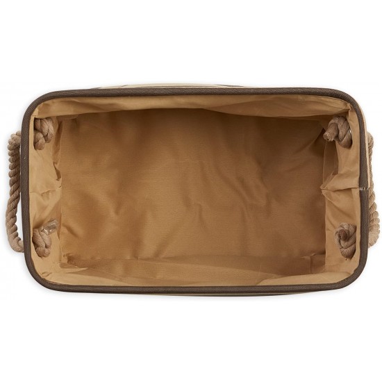 Bone Dry DII Small Rectangle Pet Toy and Accessory Storage Bin, 14x8x9, Collapsible Organizer Storage Basket for Home Décor, Pet Toy, Blankets, Leashes and Food-Gray Paw Print Bone Dry DII Small Rectangle Pet Toy and Accessory Storage Bin, 14x8x9, Collapsible Organizer Storage Basket for Home Décor, Pet Toy, Blankets, Leashes and Food-Gray Paw Print