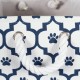 Bone Dry DII Small Rectangle Pet Toy and Accessory Storage Bin, 14x8x9, Collapsible Organizer Storage Basket for Home Décor, Pet Toy, Blankets, Leashes and Food-Gray Paw Print Bone Dry DII Small Rectangle Pet Toy and Accessory Storage Bin, 14x8x9, Collapsible Organizer Storage Basket for Home Décor, Pet Toy, Blankets, Leashes and Food-Gray Paw Print