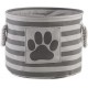 Bone Dry DII Small Rectangle Pet Toy and Accessory Storage Bin, 14x8x9, Collapsible Organizer Storage Basket for Home Décor, Pet Toy, Blankets, Leashes and Food-Gray Paw Print Bone Dry DII Small Rectangle Pet Toy and Accessory Storage Bin, 14x8x9, Collapsible Organizer Storage Basket for Home Décor, Pet Toy, Blankets, Leashes and Food-Gray Paw Print
