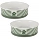 Bone Dry Paw & Patch Ceramic Pet Collection Large Set, 7.5" x 2.4", Hunter Green, Pack of 2 Bone Dry Paw & Patch Ceramic Pet Collection Large Set, 7.5" x 2.4", Hunter Green, Pack of 2
