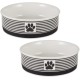 Bone Dry Paw & Patch Ceramic Pet Collection Large Set, 7.5" x 2.4", Hunter Green, Pack of 2 Bone Dry Paw & Patch Ceramic Pet Collection Large Set, 7.5" x 2.4", Hunter Green, Pack of 2