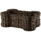 Bone Dry Pet Storage Collection Bone Shape Hyacinth Toy Basket Metal Frame Natural Water Hyacinth White Wash Large Bone Dry Pet Storage Collection Bone Shape Hyacinth Toy Basket Metal Frame Natural Water Hyacinth White Wash Large