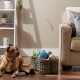Bone Dry Pet Storage Collection Bone Shape Hyacinth Toy Basket Metal Frame Natural Water Hyacinth White Wash Large Bone Dry Pet Storage Collection Bone Shape Hyacinth Toy Basket Metal Frame Natural Water Hyacinth White Wash Large