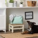 Bone Dry Pet Storage Collection Cotton Grid Paws Nautical Blue, Small Round Bone Dry Pet Storage Collection Cotton Grid Paws Nautical Blue, Small Round