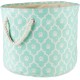 Bone Dry Pet Storage Collection Cotton Grid Paws Nautical Blue, Small Round Bone Dry Pet Storage Collection Cotton Grid Paws Nautical Blue, Small Round