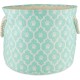 Bone Dry Pet Storage Collection Cotton Grid Paws Nautical Blue, Small Round Bone Dry Pet Storage Collection Cotton Grid Paws Nautical Blue, Small Round